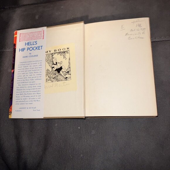 HELL'S HIP POCKET., Coolidge, Dane. New York: Dutton, 1938 Dust Jacket - Picture 3 of 9